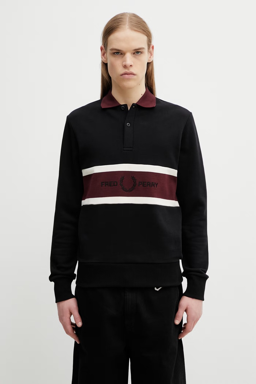 Лонгслив Y-3 Graphic Logo Longsleeve Tee мужской цвет чёрный с