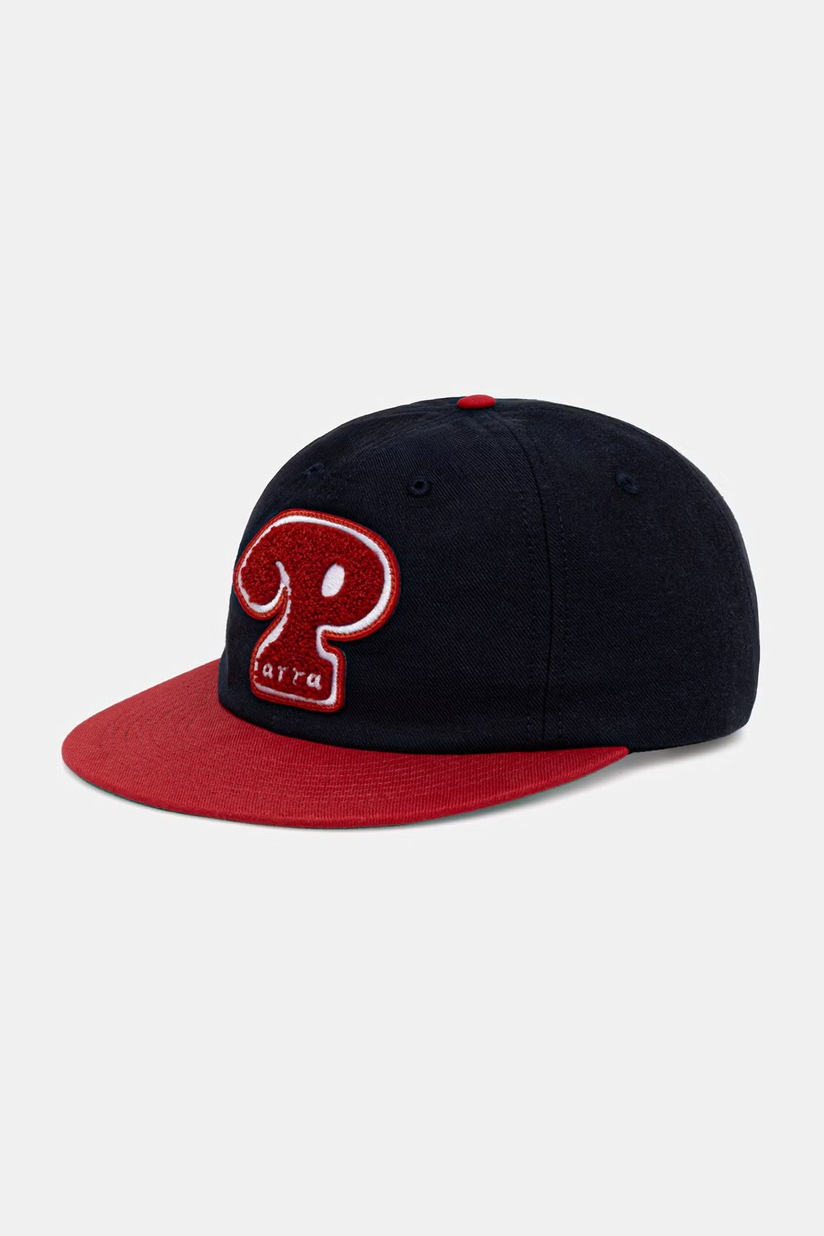 Fred Perry cotton baseball cap Pique Classic Cap navy blue color