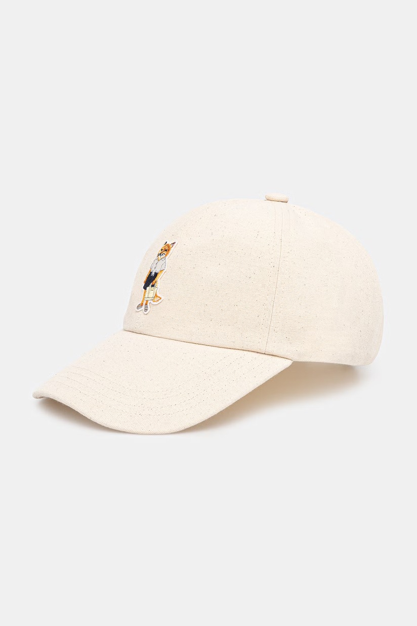 Maison Kitsuné cotton baseball cap Baby Fox PRM EU