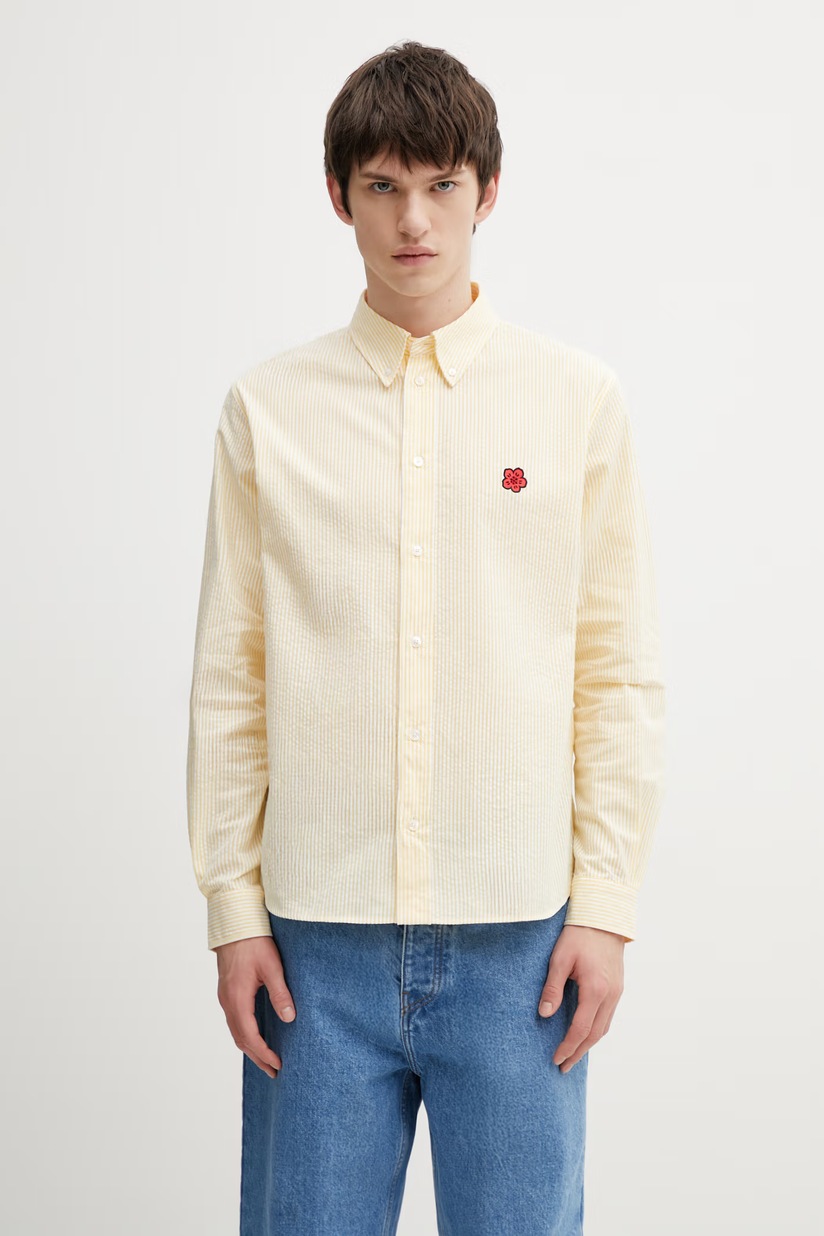 Carhartt WIP cotton shirt Longsleeve Santa Fe Shirt men's