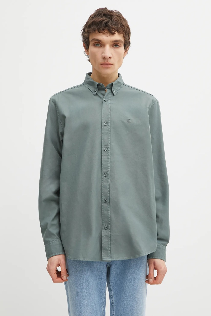 Carhartt WIP cotton shirt Longsleeve Madison Shirt PRM EU Carhartt WIP cotton shirt Longsleeve Madison Shirt PRM EU