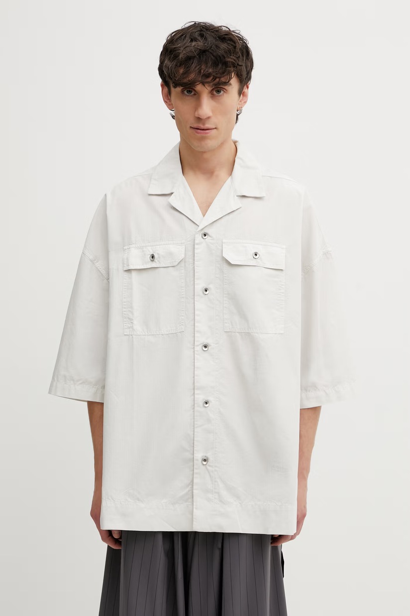 Rick Owens DRKSHDW Magnum Tommy safari shirt cotton Men's PRM EU