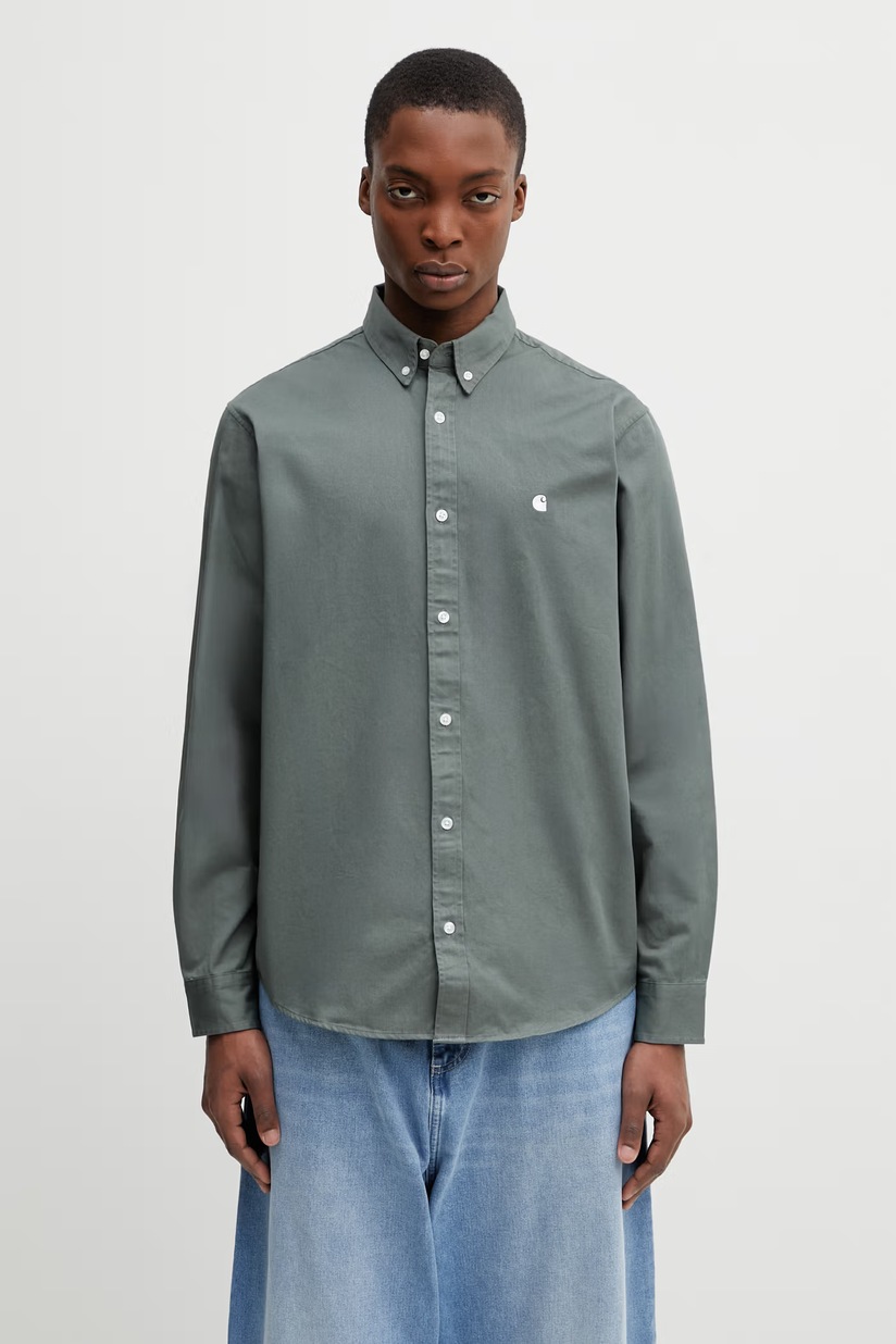 Carhartt WIP corduroy shirt L/S Madison Fine Cord Shirt PRM EU