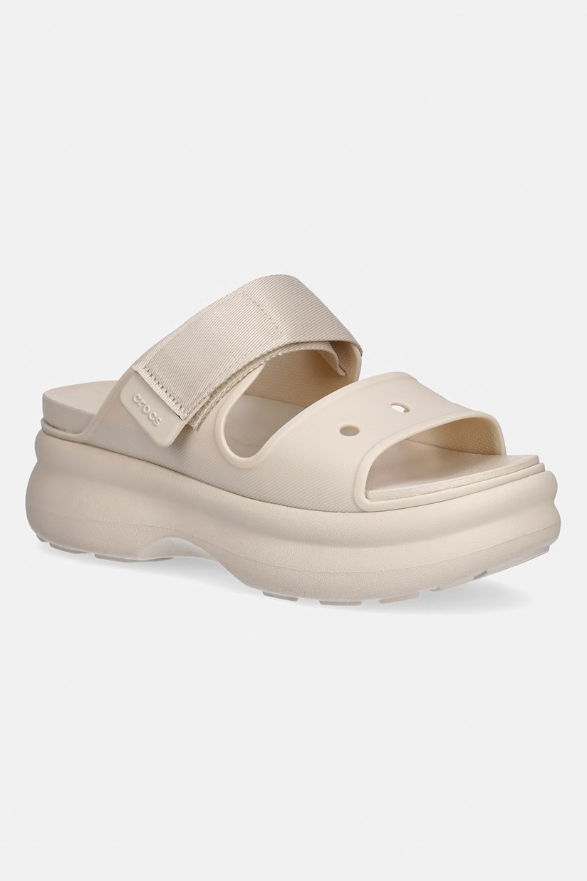 Crocs sliders Crush Bouquet Clog beige color 211448 at PRM US