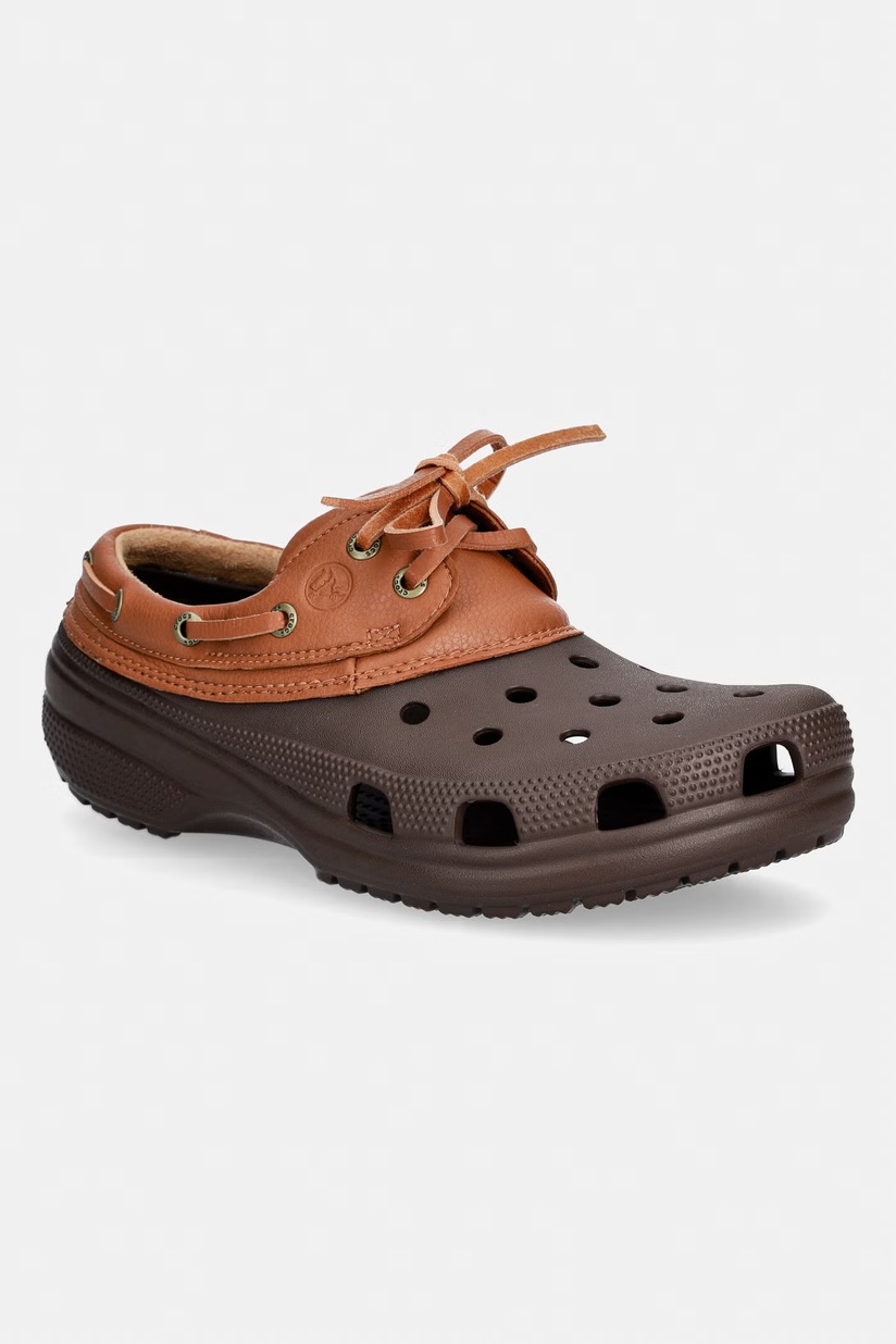 Crocs sliders Yukon Vista II Lr Clog M men's brown color 207689 at