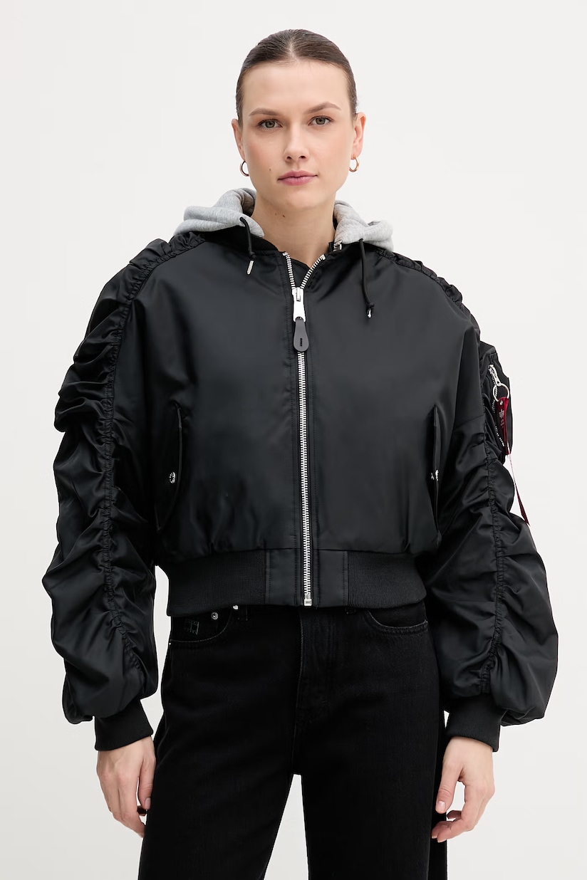 Alpha Industries bomber jacket MA-1 CORE WMN womenメs black color Alpha Industries bomber jacket MA-1 CORE WMN womenメs black color