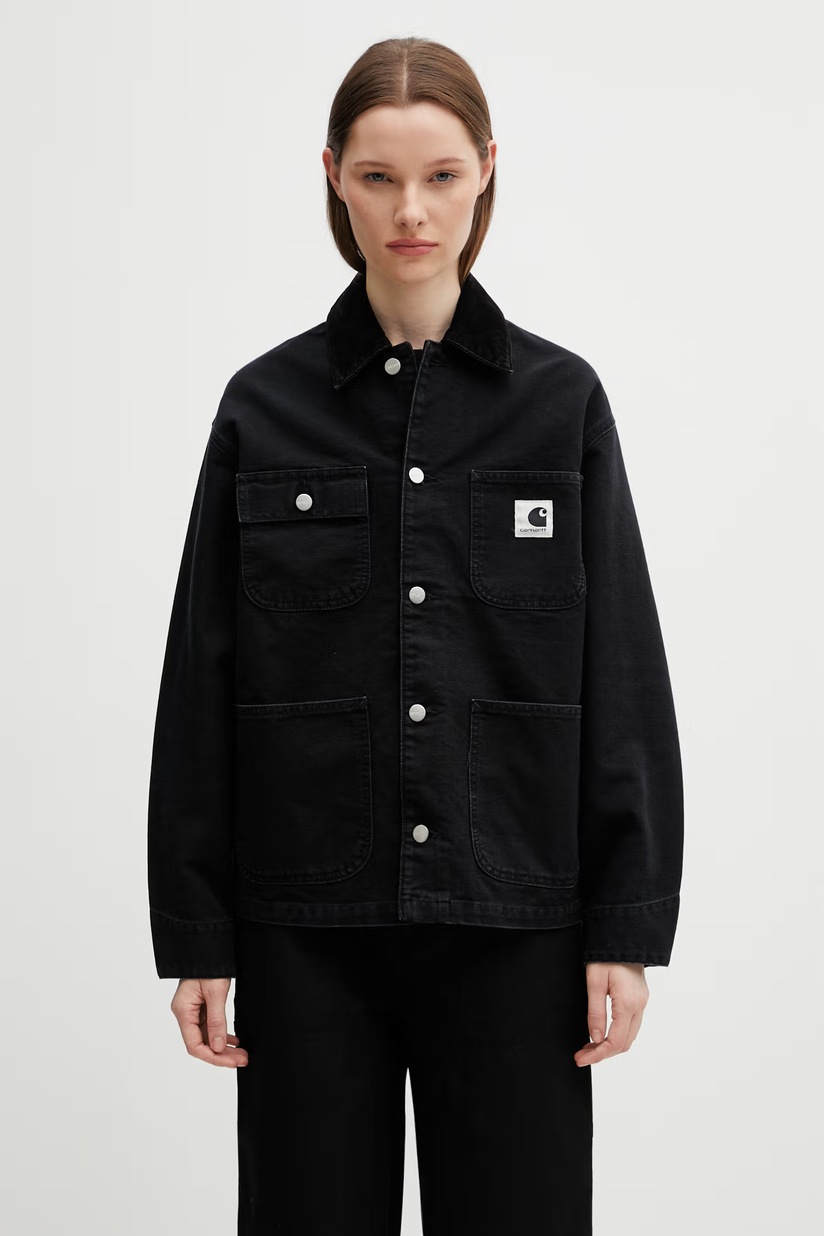 Carhartt WIP down jacket women's black color at PRM US