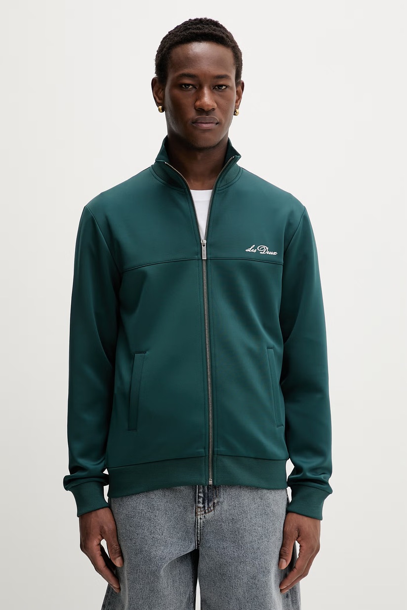 Кофта adidas Originals Classic TT цвет зелёный с аппликацией