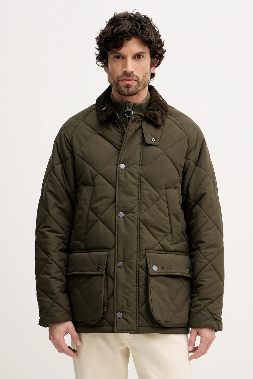 BARBOUR × SALON REVERSIBLE TRANSPORT 36 Barbour Oversized Reversible Transport Jacket (Sage) – Number Six