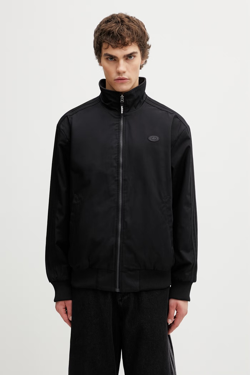 adidas Originals bomber jacket OS BOMBER men's black color JC7546