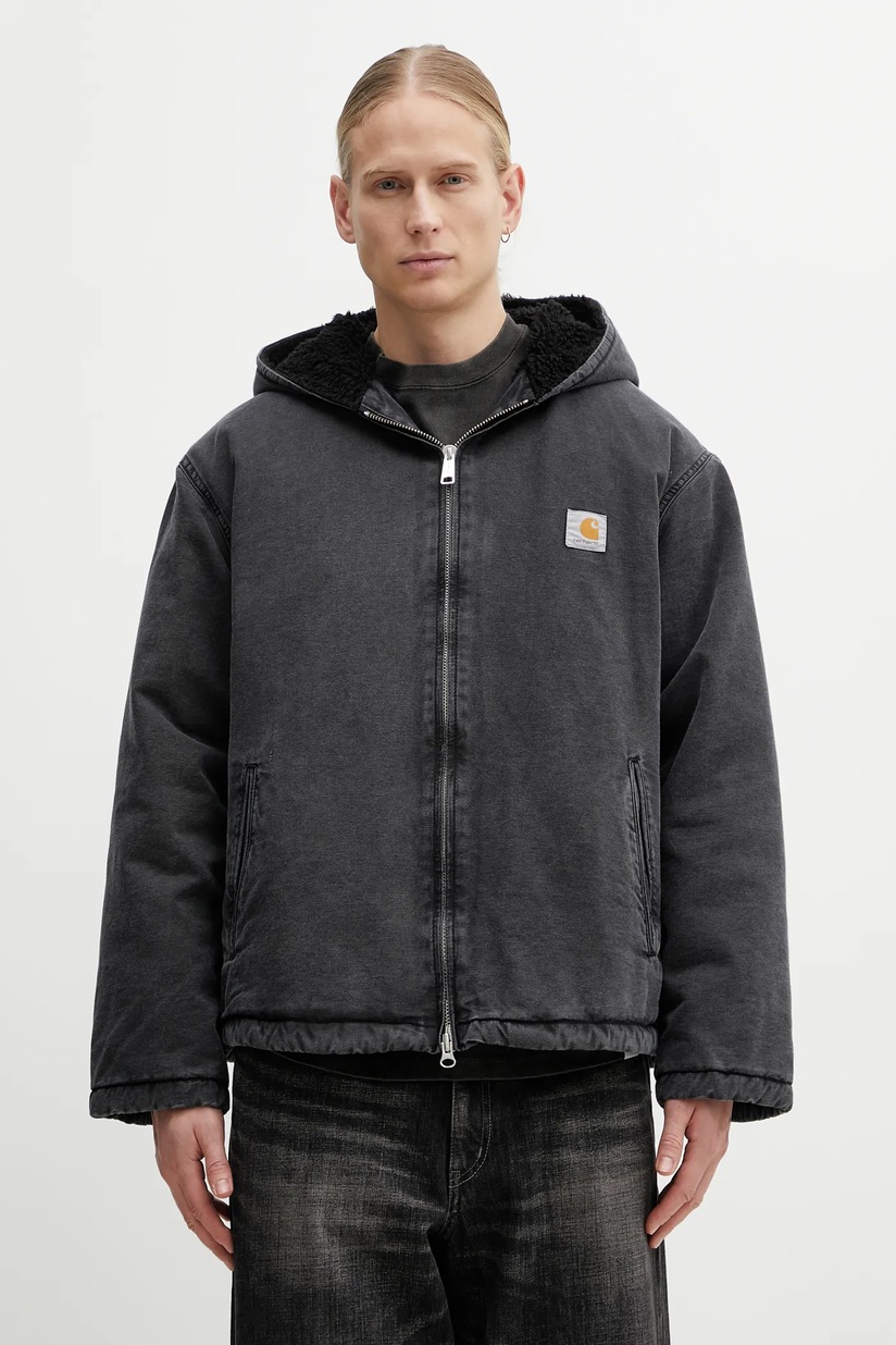 Куртка Carhartt WIP Shepton Jacket цвет чёрный демисезонная Куртка Carhartt WIP Shepton Jacket цвет чёрный демисезонная
