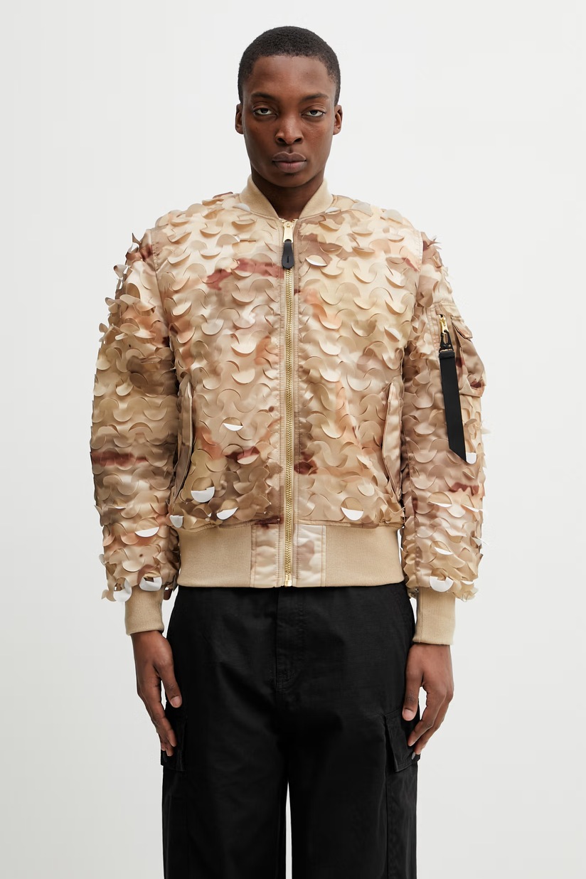 PLEASURES jacket men's beige color Pleasures Tango Shell Jacket