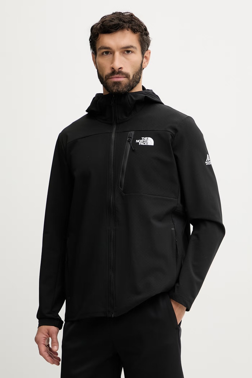 The North Face geacă sport SOFTSHELL JACKET culoarea negru, de