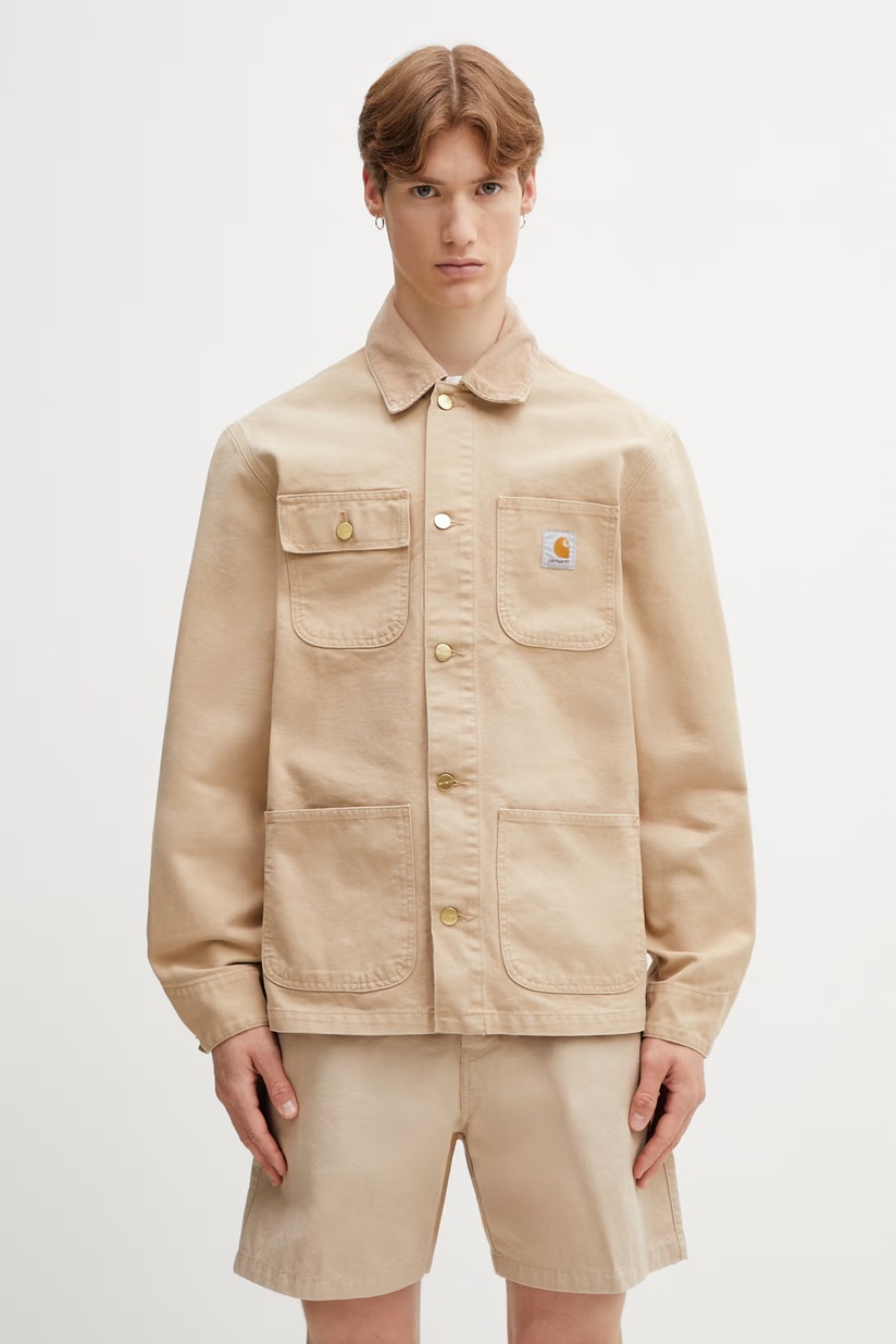 ジャケット・アウター OVY Cotton Bal Collar Over Coat (beige) e38d7745-5295-4495-b154-