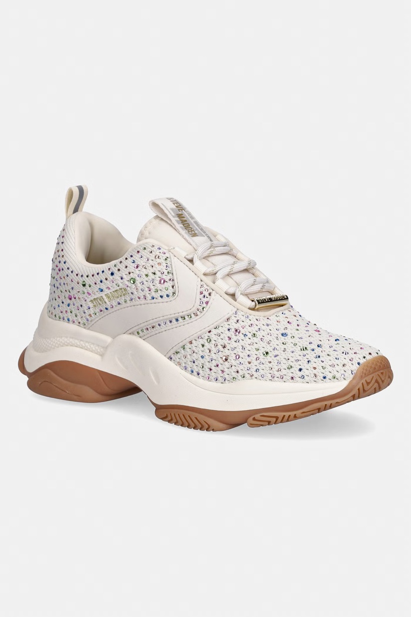 Steve Madden sneakers din piele intoarsă Moxy culoarea bej