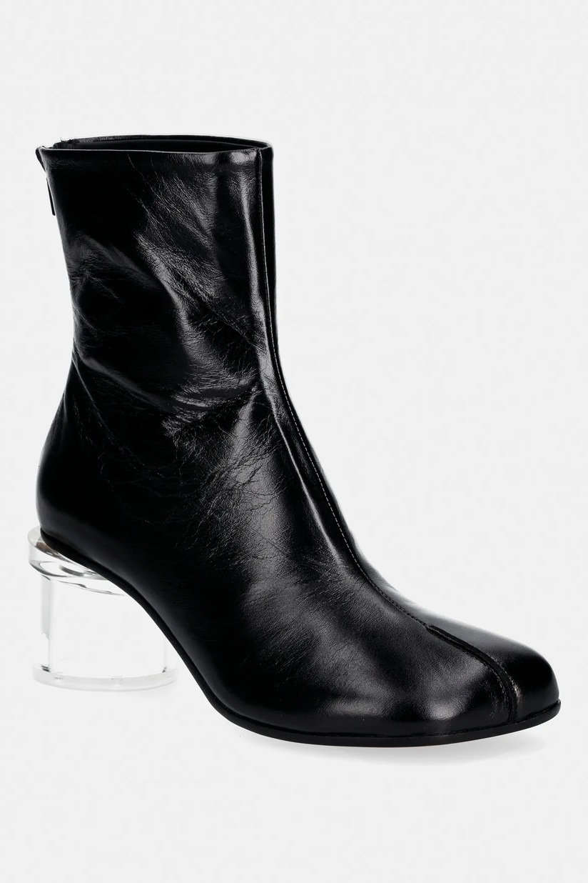 MM6 Maison Margiela leather ankle boots Ankle Boot women's black
