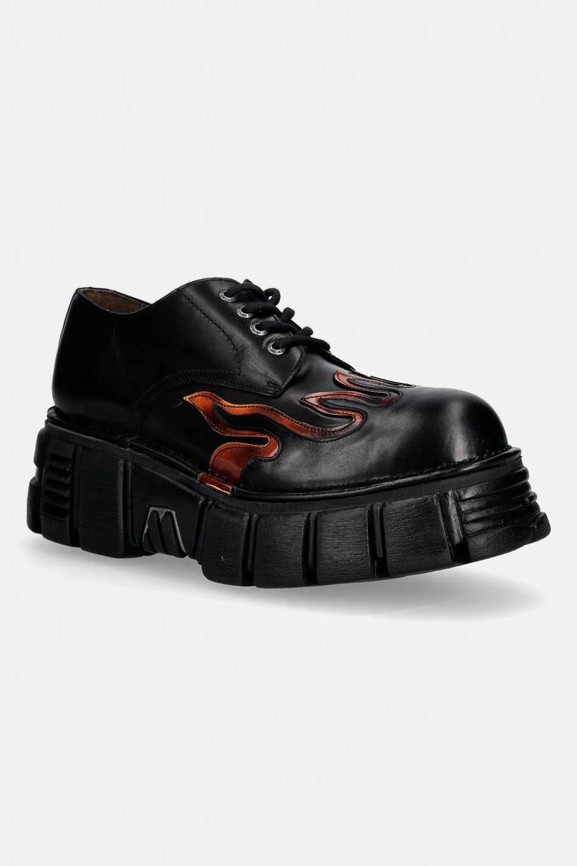 Kenzo leather shoes Ukio Brogue black color FF65DB114L52.91 at PRM US