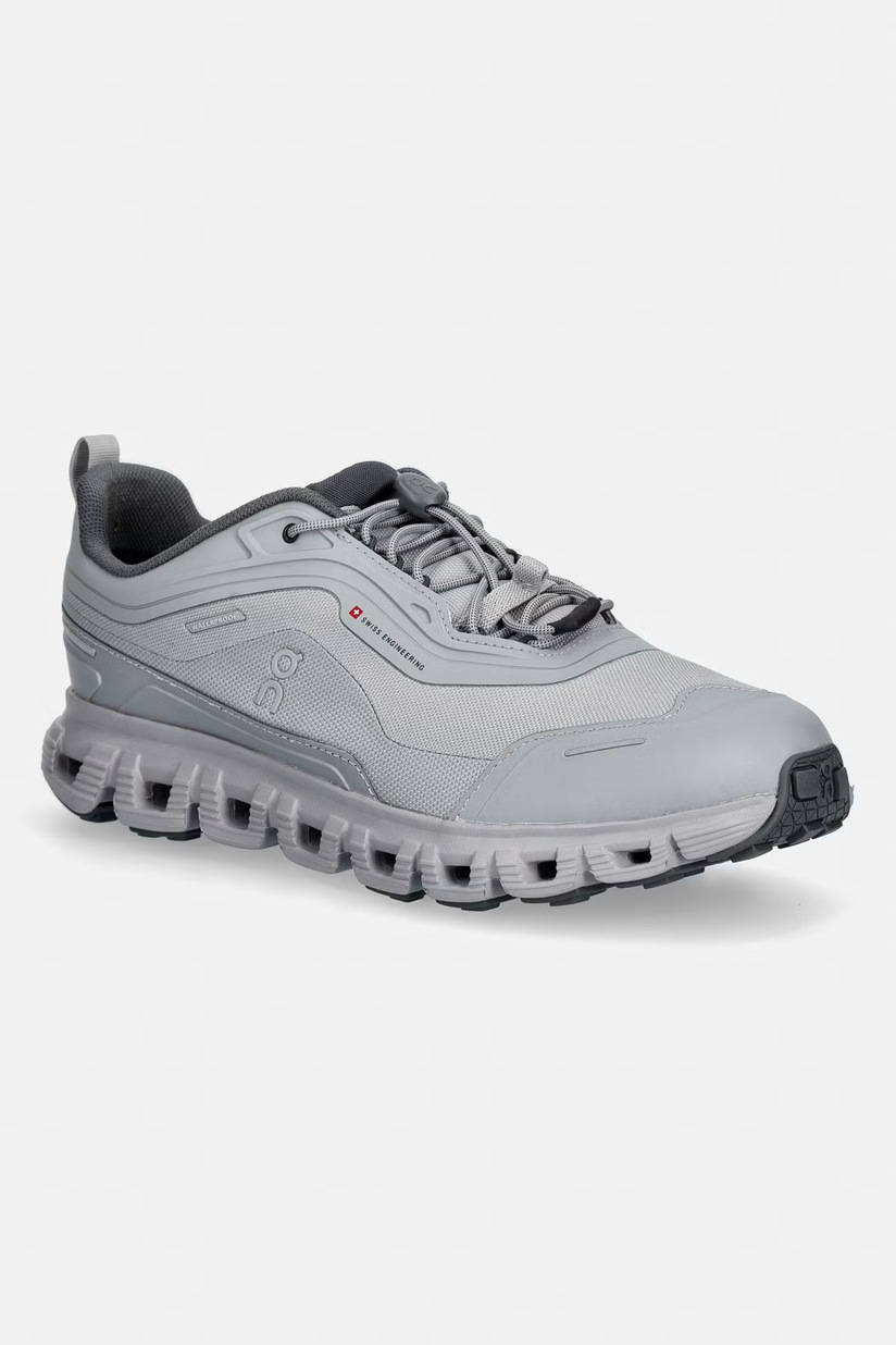 Замшевые кроссовки Raf Simons Orion цвет серый HR760002L.0028-grey