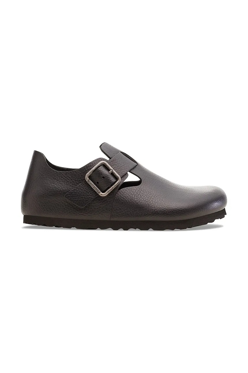 MM6 Maison Margiela leather shoes men's black color SH1WQ0001 at MM6 Maison Margiela leather shoes men's black color SH1WQ0001 at