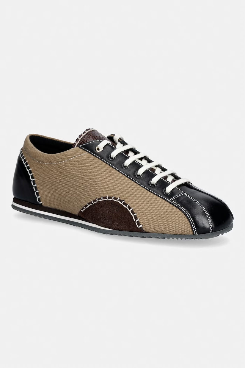 Polo Ralph Lauren sneakers Masters CRT-SK-LTL brown color Polo Ralph Lauren sneakers Masters CRT-SK-LTL brown color