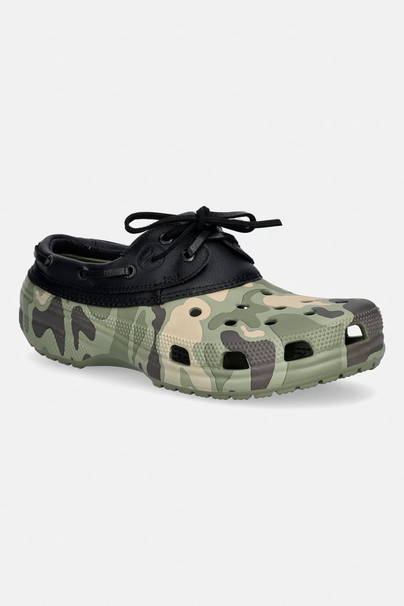 Crocs Classic Duck Camo Boat Shoe Moccasins Men's green 212951.0SL