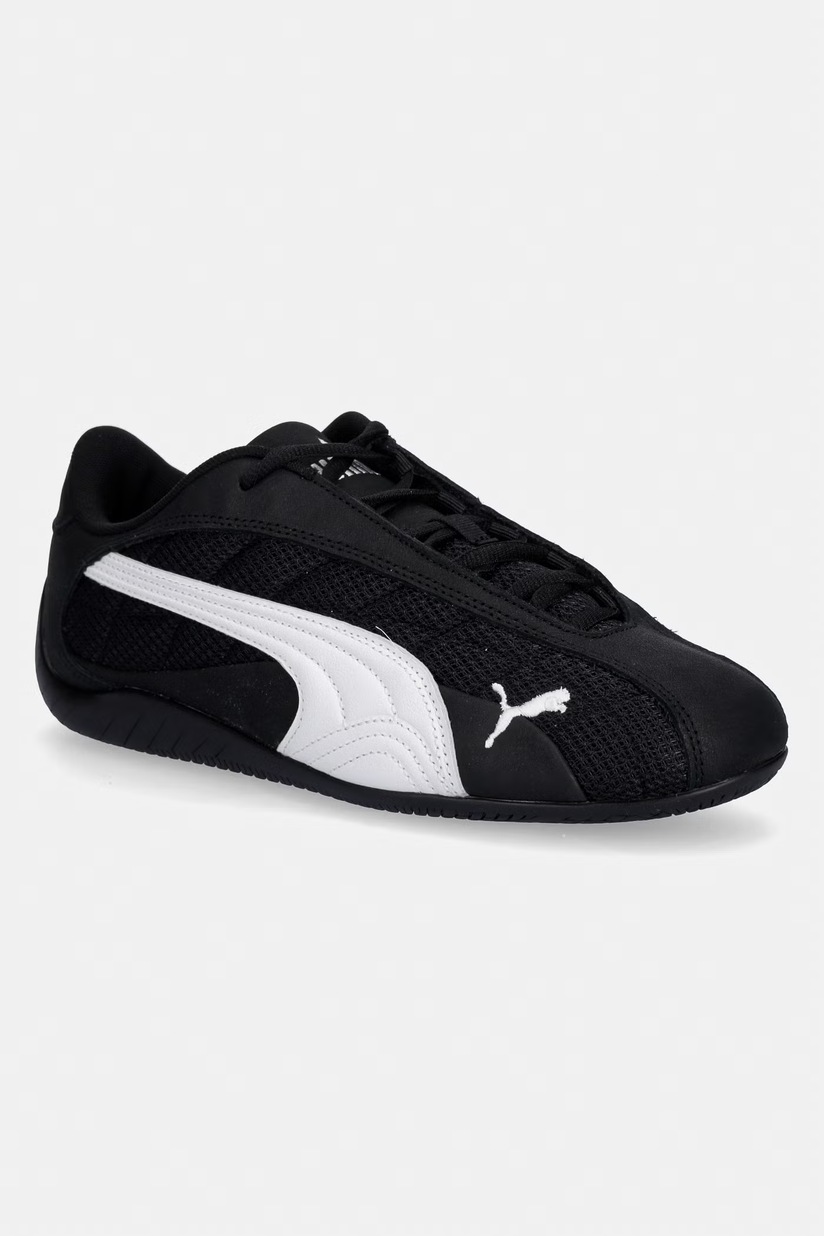 Кожаные кроссовки Raf Simons Orion цвет чёрный HR760002L.0003