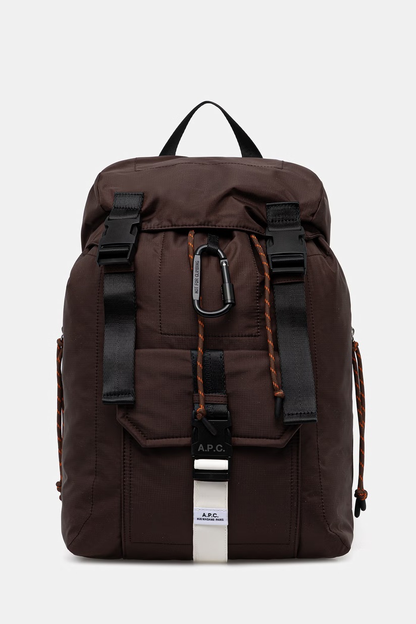 MM6 Maison Margiela backpack black color smooth SB5WA0006.P8504