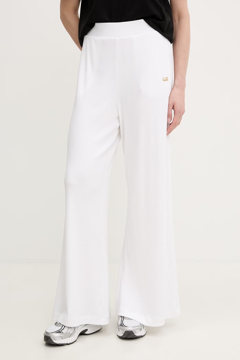 Ellesse Pantaloni femei, culoarea alb, melanj SGK13652-011