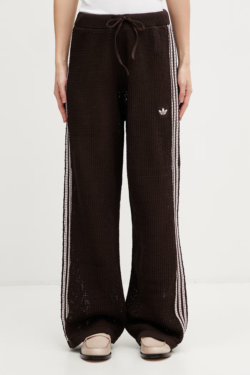 adidas Originals pantaloni de trening cu amestec de lână Knitted