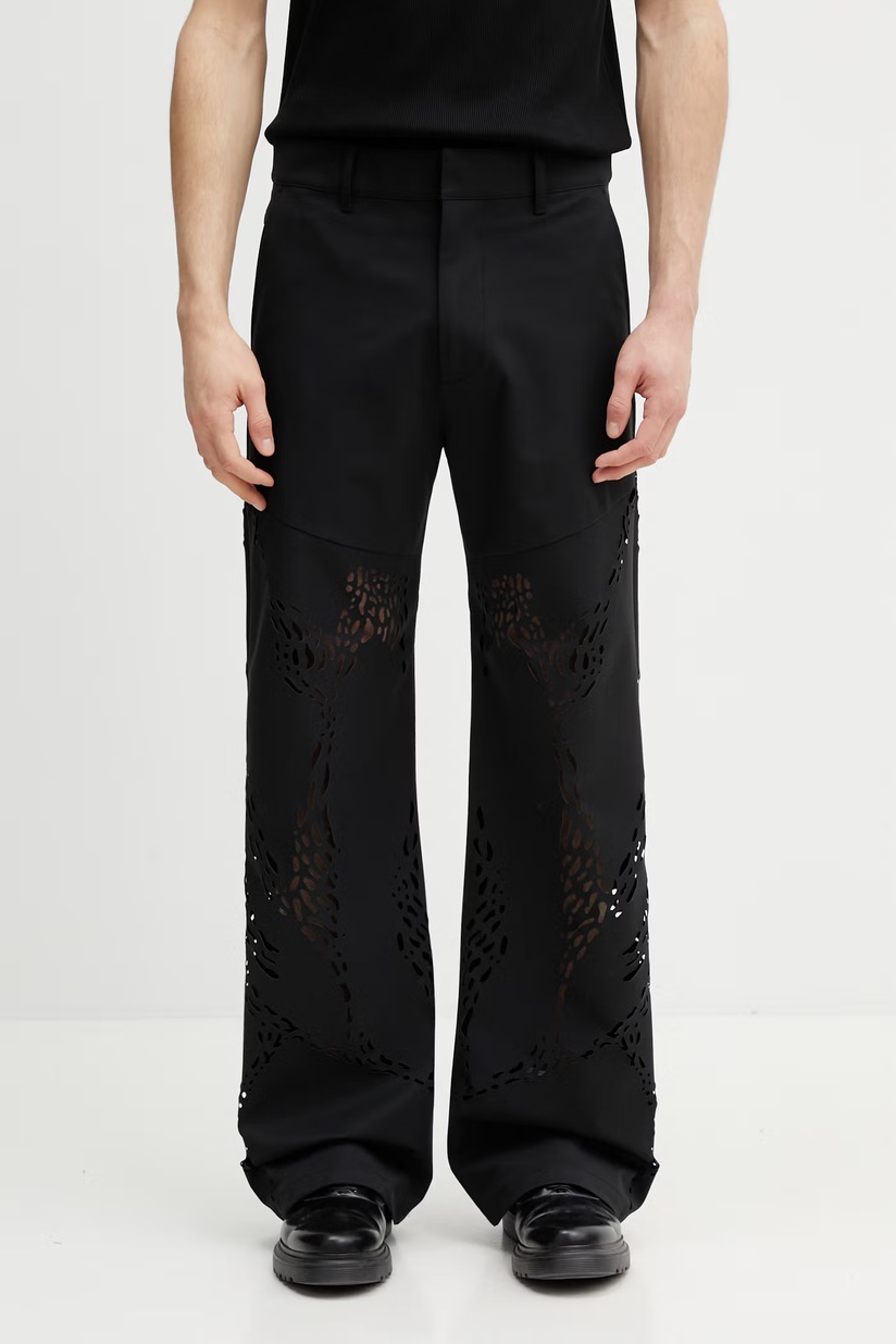 Вельветові штани adidas Originals Cord Pant колір чорний прямі