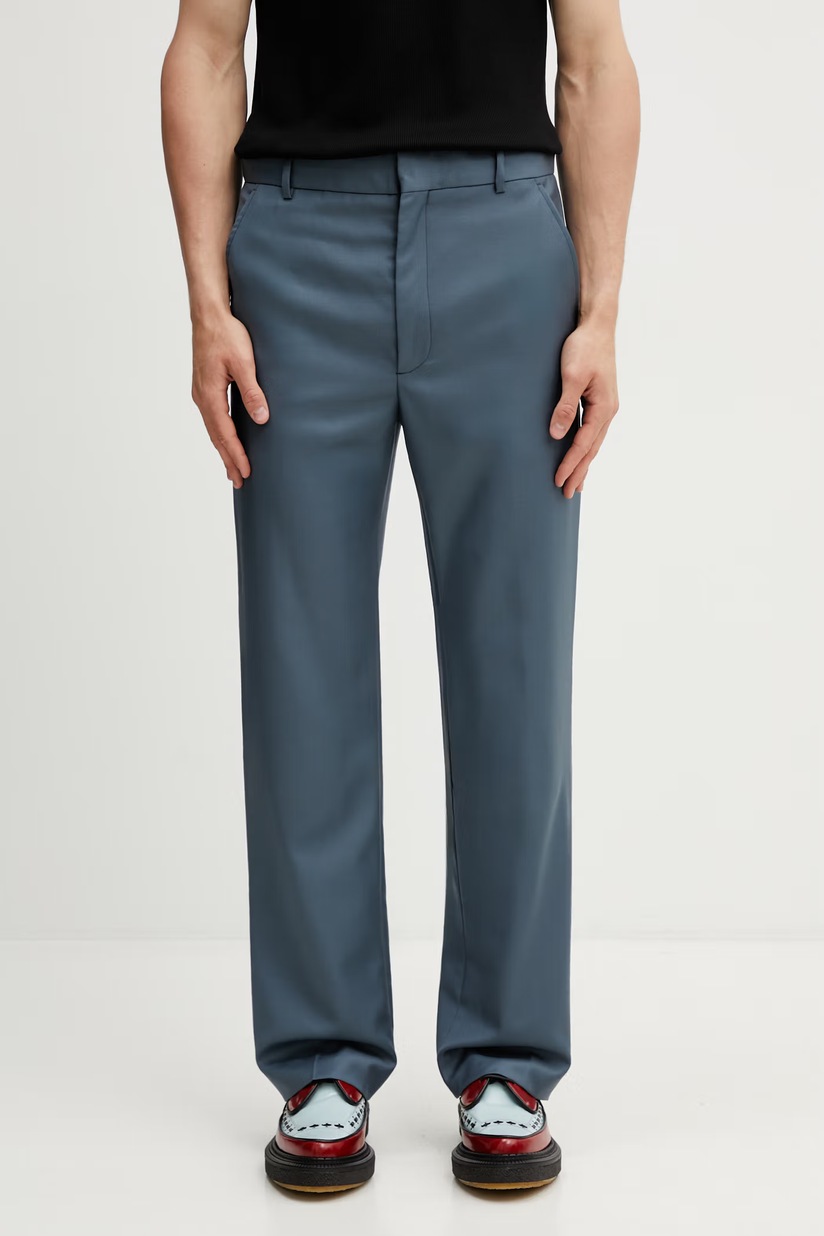 Carhartt WIP corduroy trousers Evan Pant gray color I033757.96402