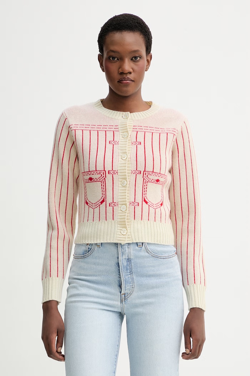 Джемпер adidas Originals Fluffy Cardigan колір синій JW3644