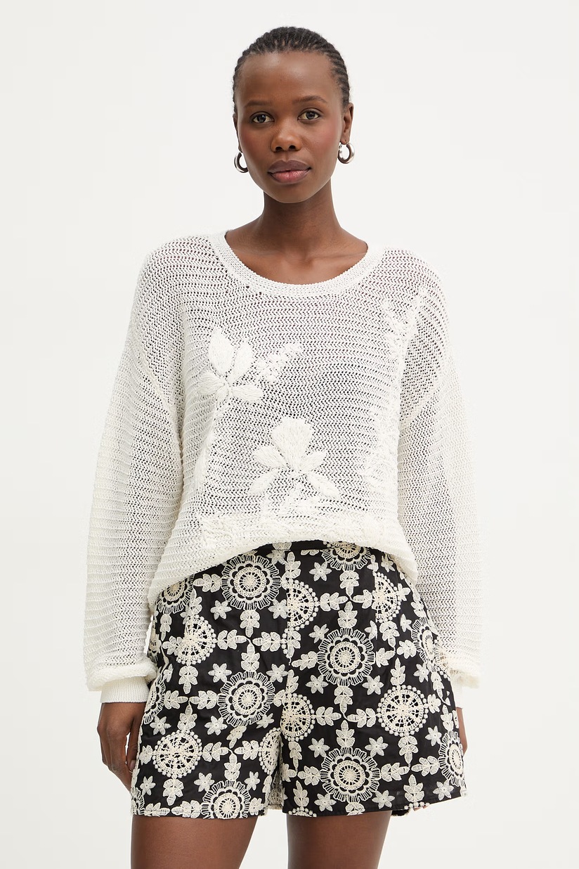 ニット/セーター Lace Up Wool-blend Pullover her lip to Fubail / Lace Up Wool-blend Pullover