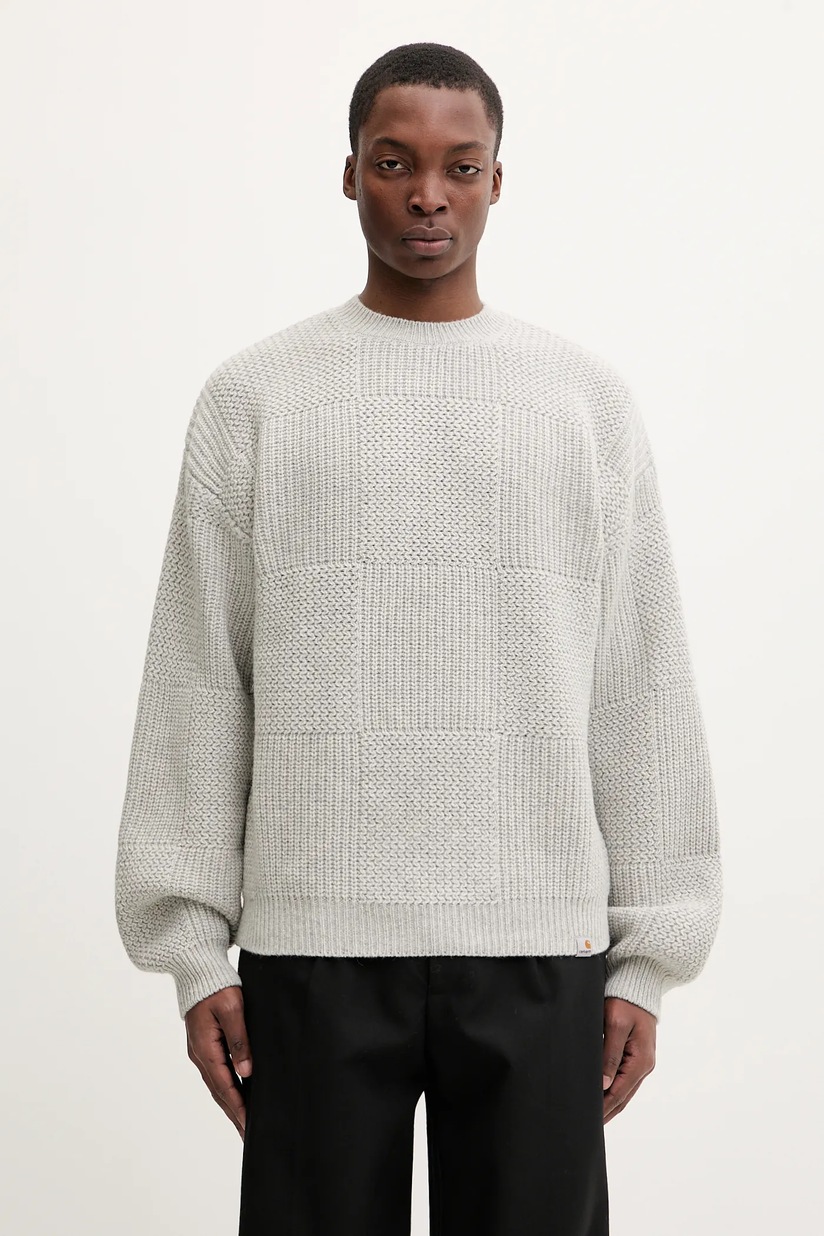 Maison MIHARA YASUHIRO cotton jumper Sun Faded Knit Pullover gray