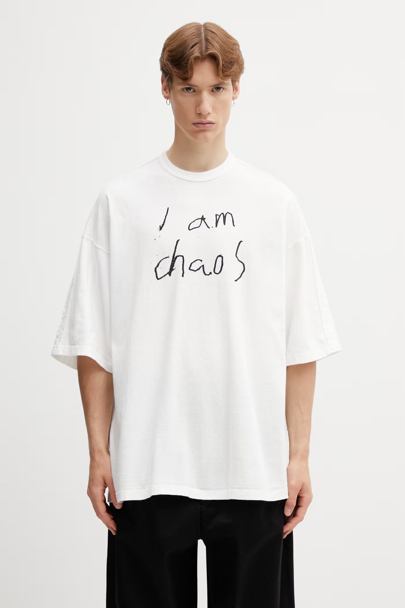 Undercover cotton t-shirt Tee men's white color with a print