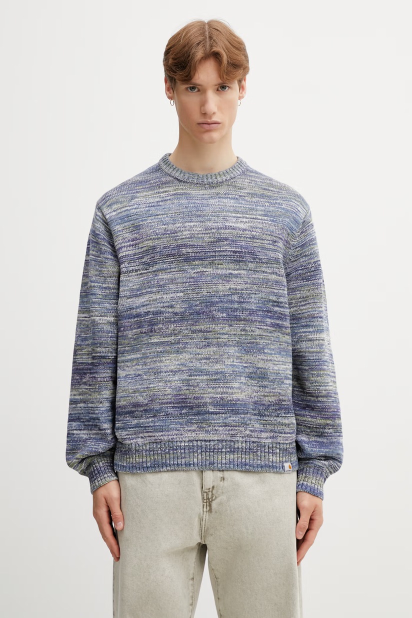 アパルトモン　Thermal Inner Knit　ネイビー　新品 8191 - LS Heavy Waffle Thermal - Indigo Dyed | Dant