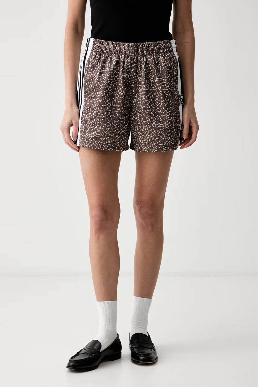 adidas Originals трикотажні шорти жіночі коричневі high waist