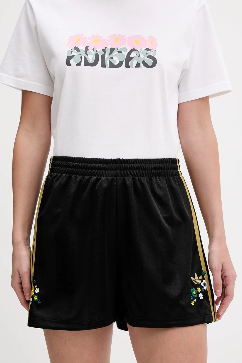 adidas Originals shorts 3S Cargo Shorts women's black color JH1077