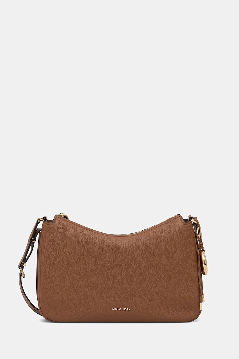 MICHAEL Michael Kors geantă de piele LAILA culoarea maro MICHAEL Michael Kors geantă de piele LAILA culoarea maro