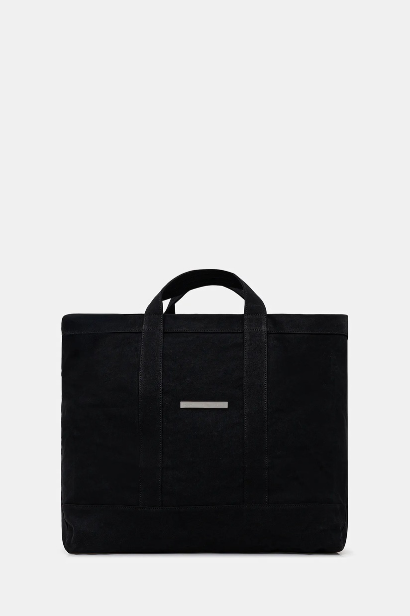 Carhartt WIP cotton handbag Rivet Tote Bag black color I034324