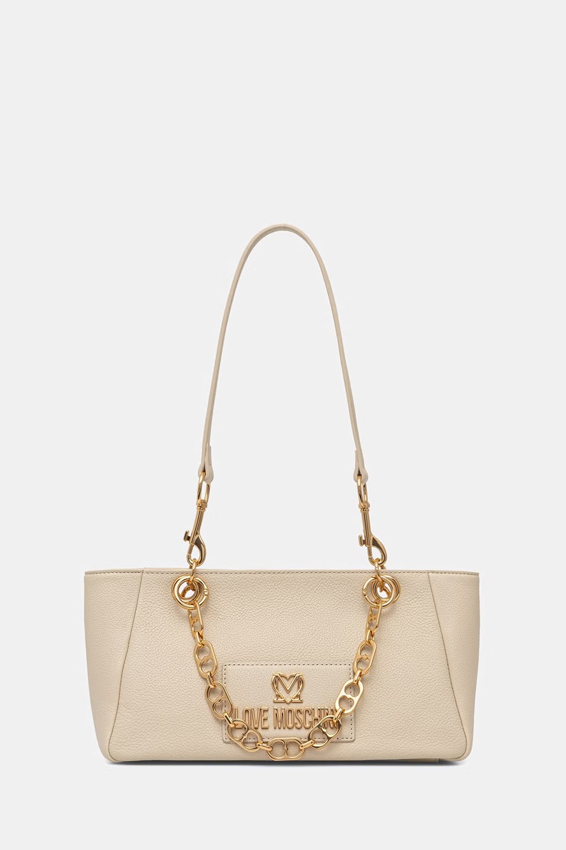 Love Moschino poseta culoarea bej, JC4240PP0MKO110A | ANSWEAR.ro