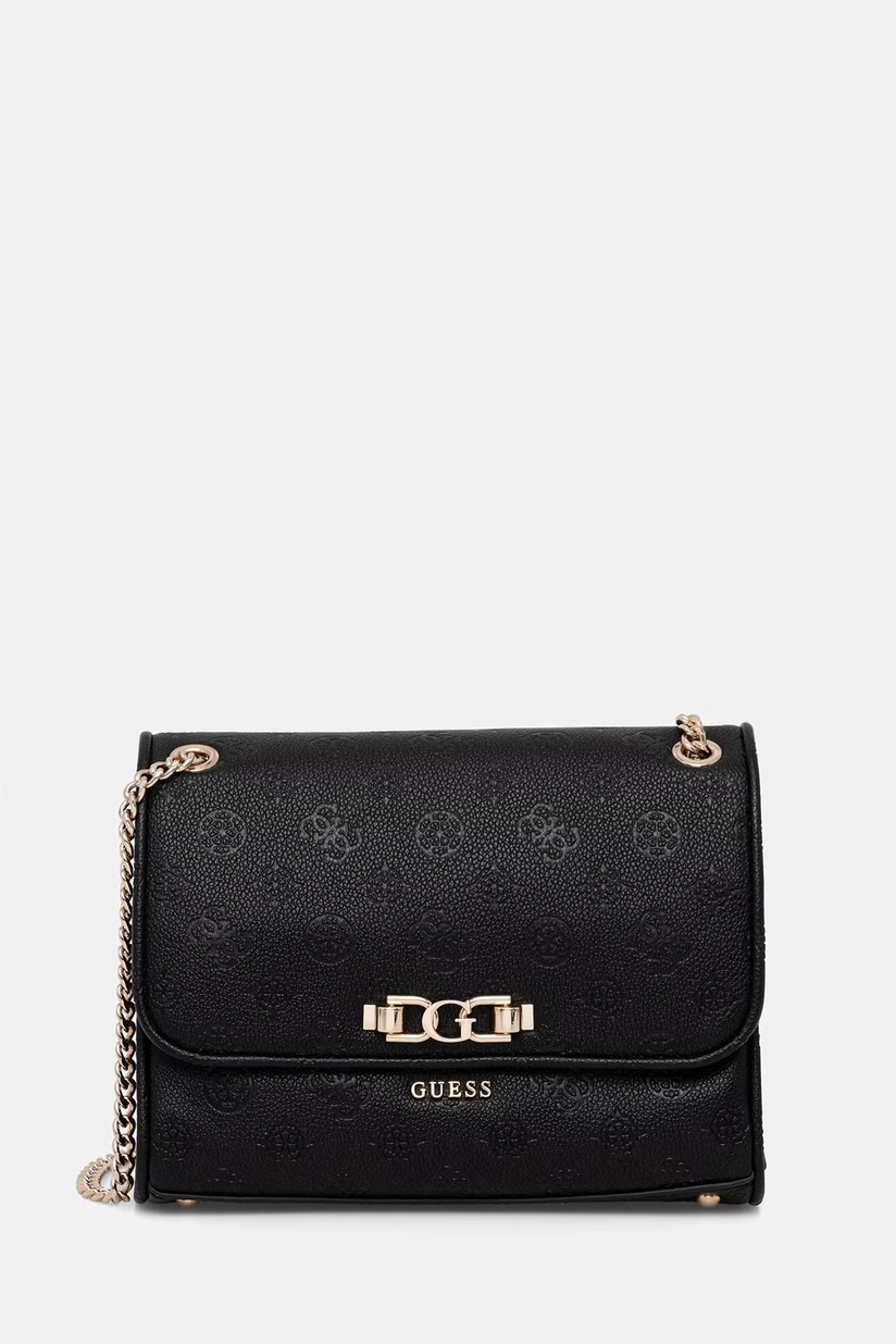 Guess geantă PHOEBE culoarea negru, HWPD96 65210 | ANSWEAR.ro