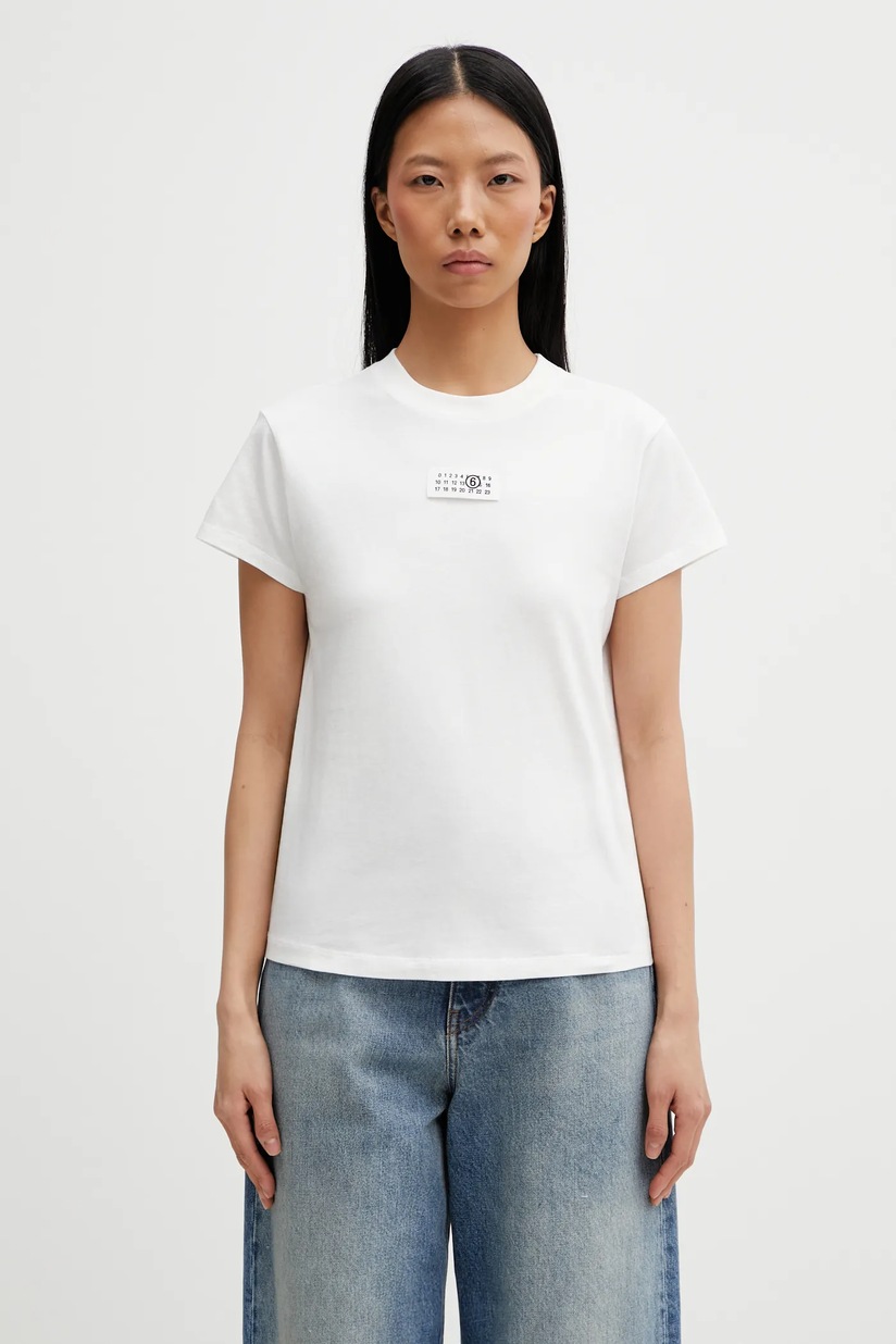 Anine Bing cotton t-shirt Lili Tee Ab X Dk X Brigitte Bardot white