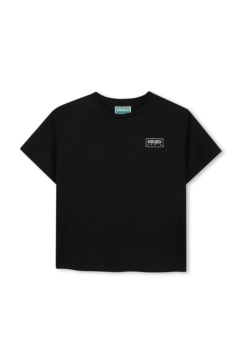 Kenzo Kids Magliette Kenzo Nera KENZO KIDS Black Logo Tiger T
