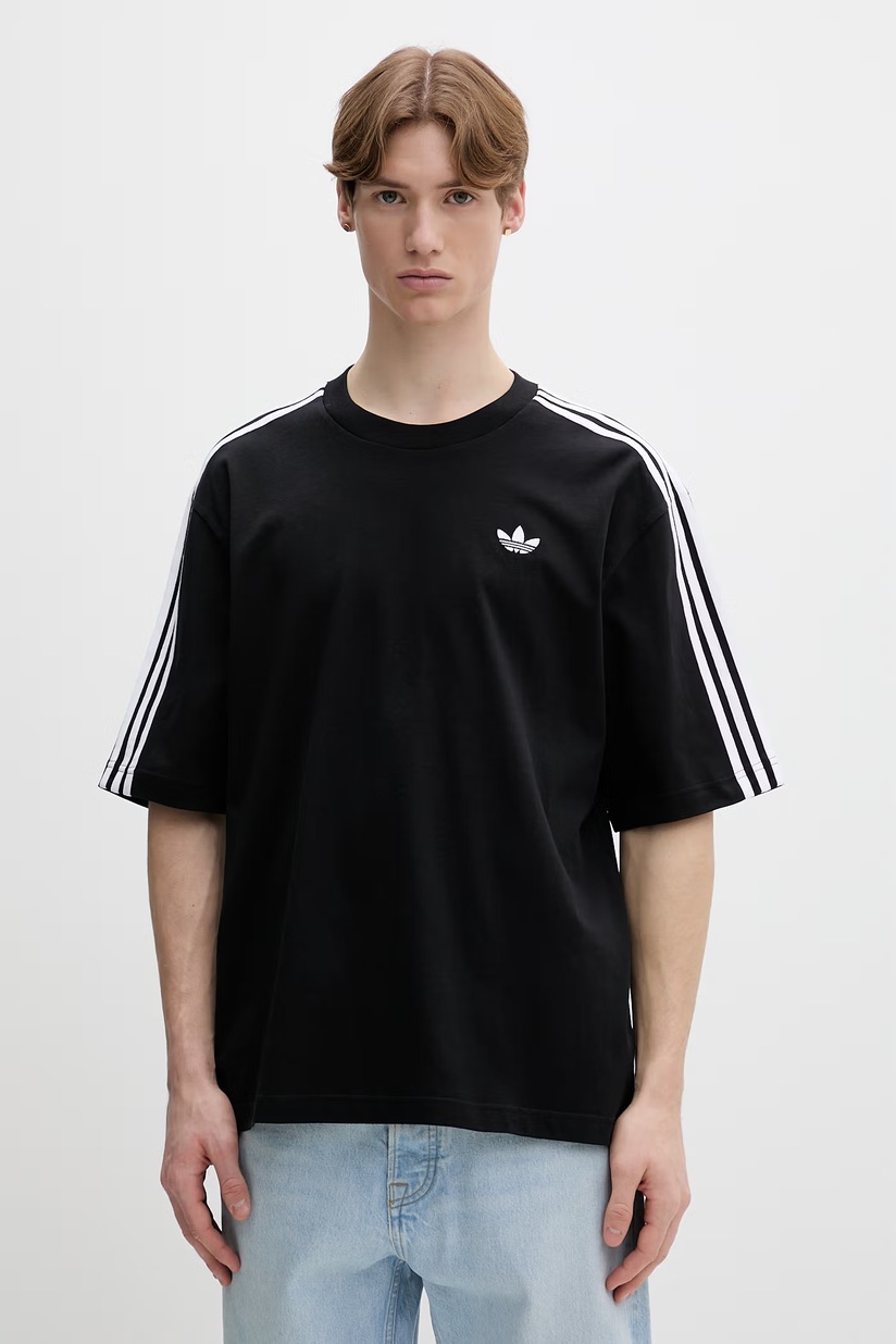 Хлопковая футболка adidas Originals Oversize Tee мужская цвет
