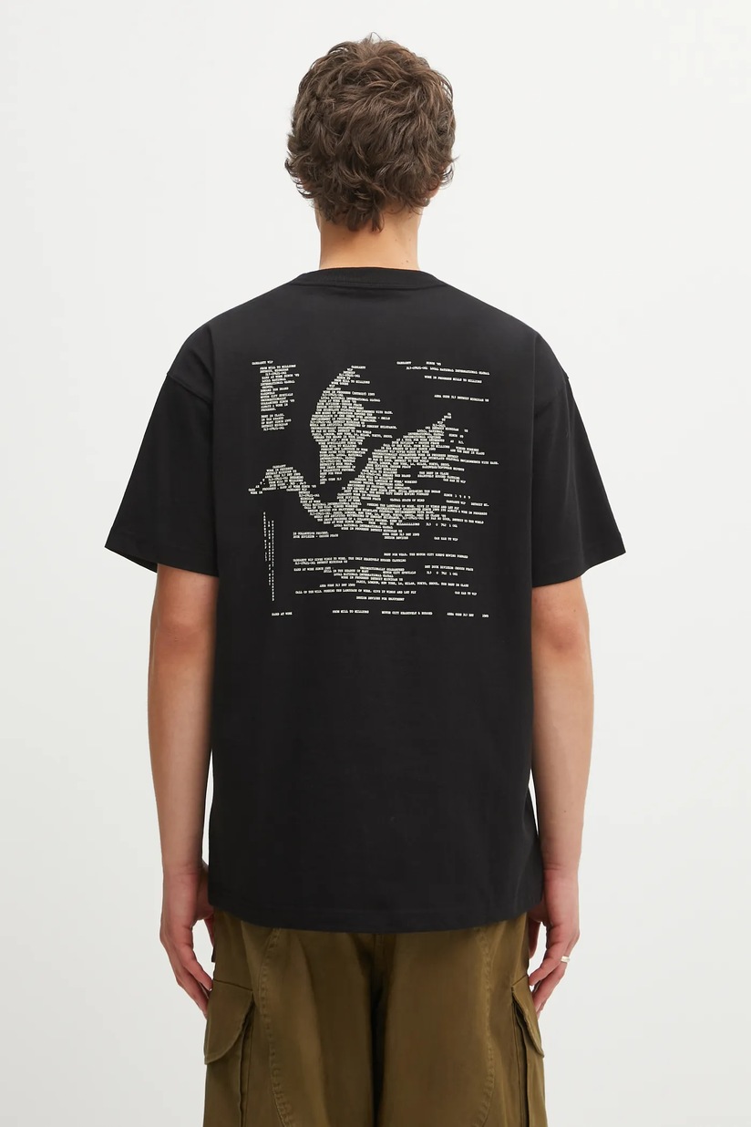 Carhartt WIP cotton t-shirt Greatest Hits men's black color with a