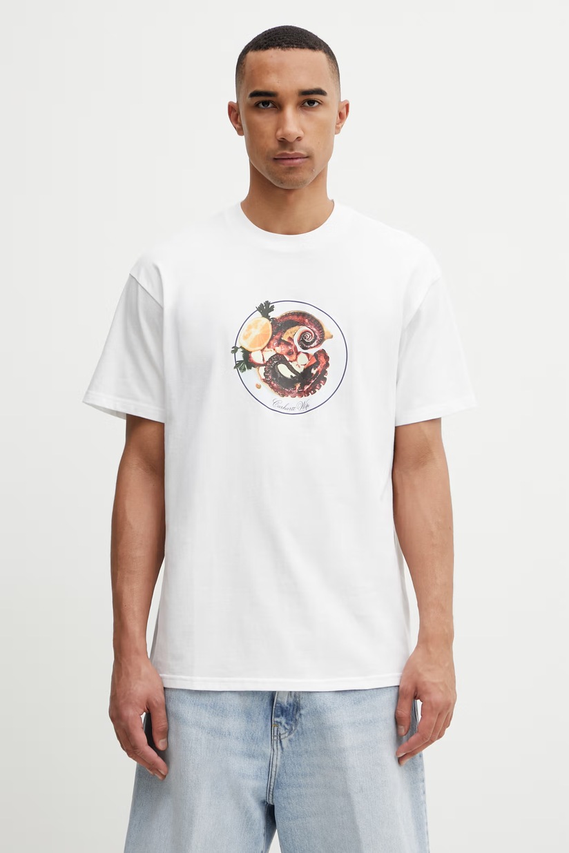 Carhartt WIP cotton T-shirt Car Repair T-shirt white color at PRM US