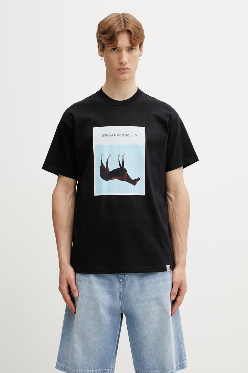 Carhartt WIP S/S Sean Hamilton 02 T-Shirt cotton Men's black