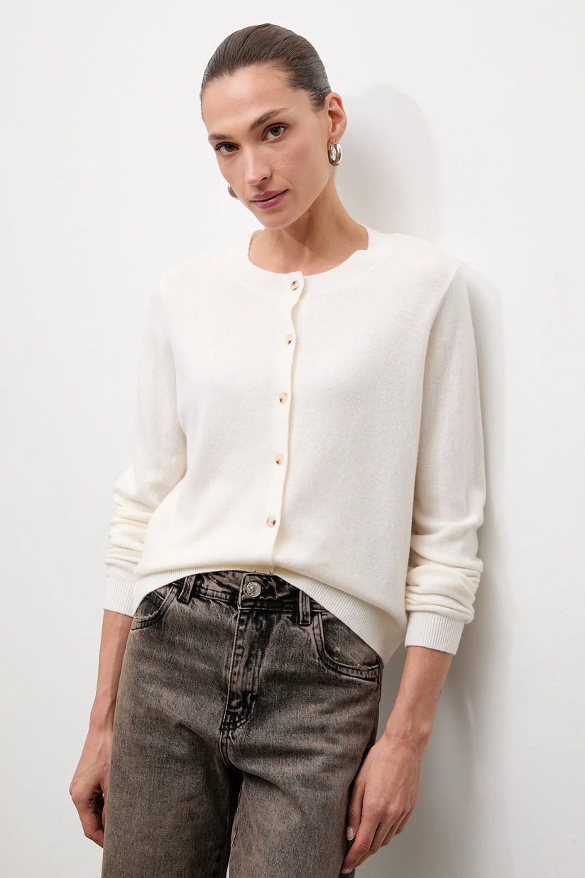 Lauren Ralph Lauren cardigan din bumbac culoarea bej, 200932225