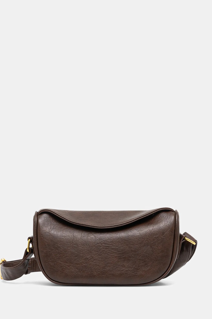 Coach geanta de mana din piele intoarsa Tabby culoarea maro, CW626